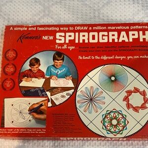 Spirograph Drawing Set - Red